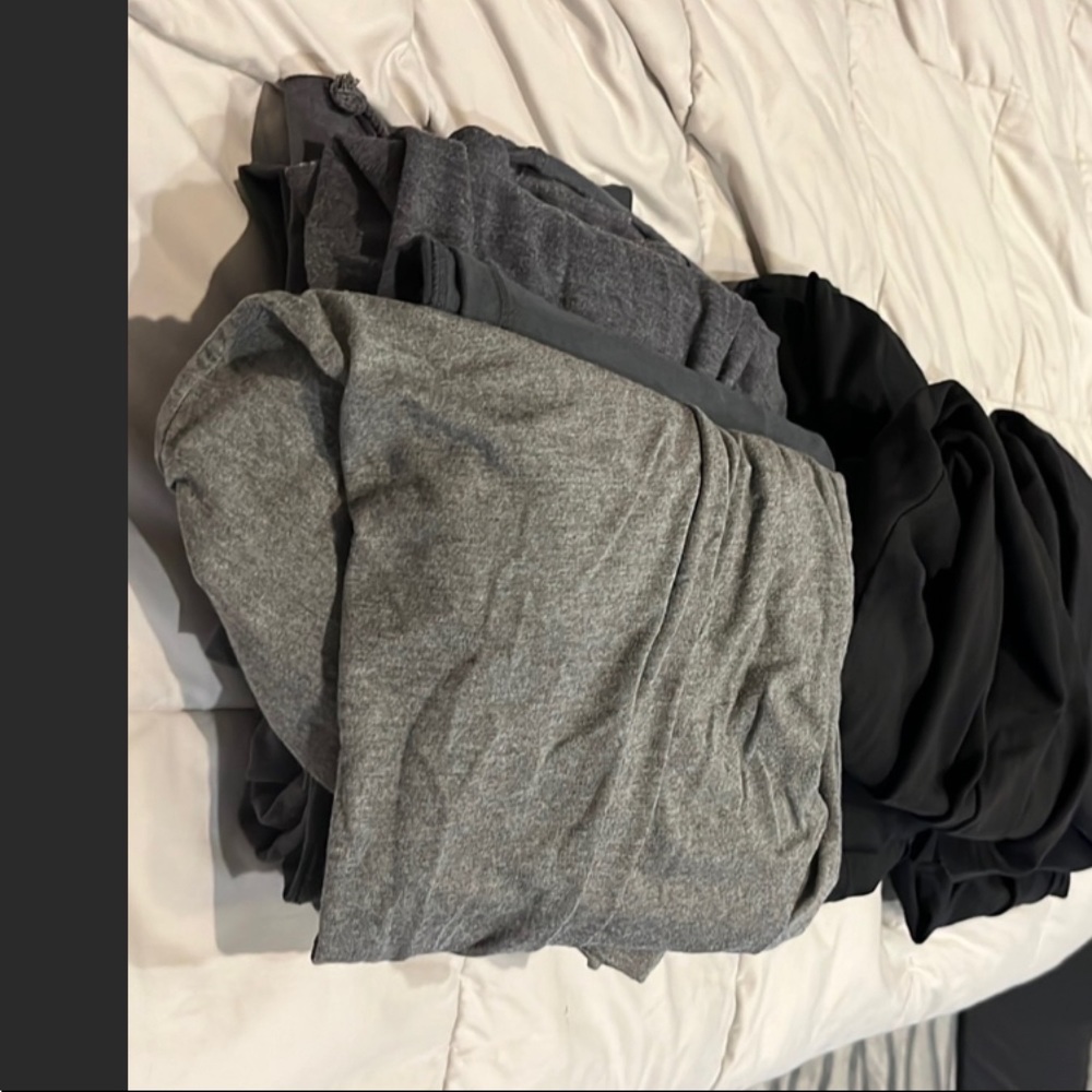 GREAT FOR RESELL 14 pair of OLD NAVY PANTS 5 gray 9 black all good condition